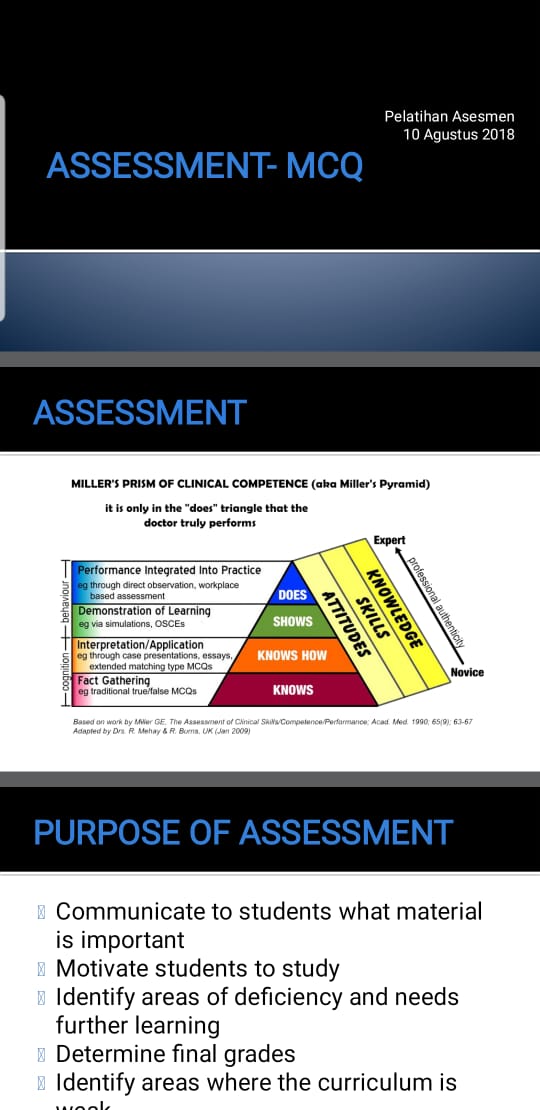 Pelatihan Staf Pengajar dalam Evaluasi Belajar Mahasiswa - 100818  - Perhimpunan Dokter Spesialis Akupunktur Medik Indonesia